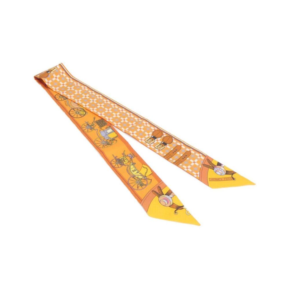 Hermes VOITEURES NOUVELLES Twilly 064108S Scarf Muffler